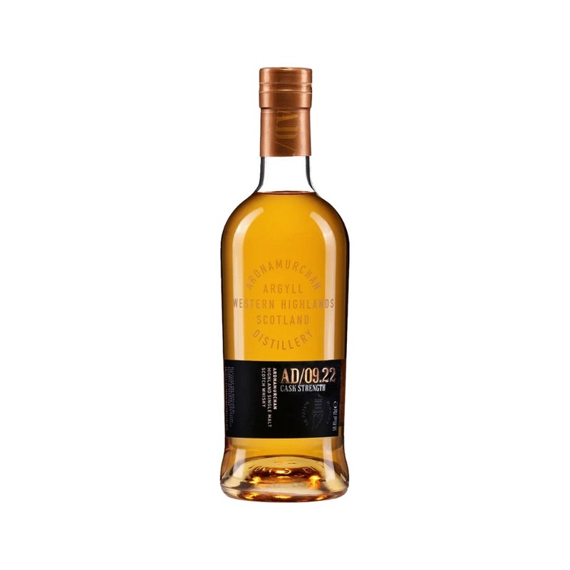Ardnamurchan AD/09.22 Cask Strength Single Malt Scotch Whisky 700ml (ABV 58%)