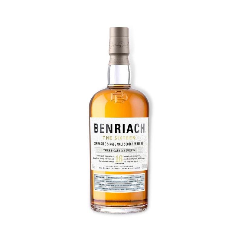 Benriach 16YO Single Malt Scotch Whisky 700ml (ABV 43%)