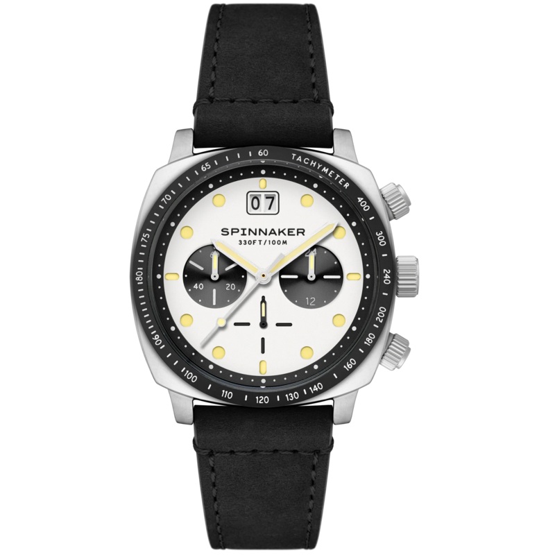Spinnaker Hull Chronograph Panda White SP-5068-07