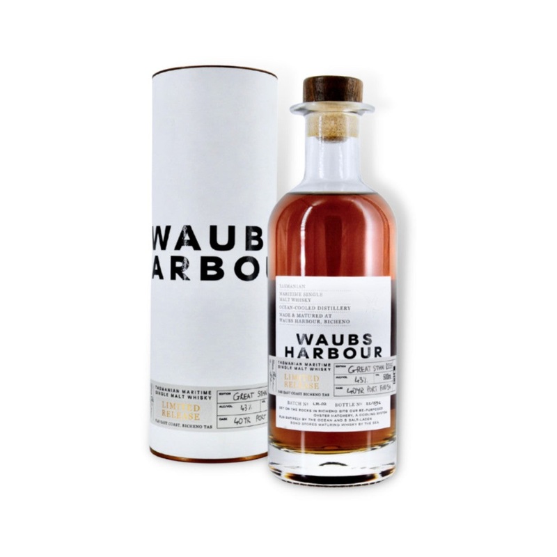 Waubs Harbour Great Southern Reef Single Malt Whisky 500ml (ABV 43%)