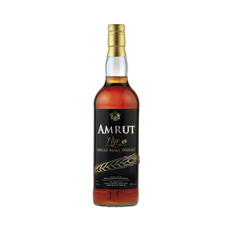 Amrut Rye Single Malt Whisky 700ml (ABV 50%)