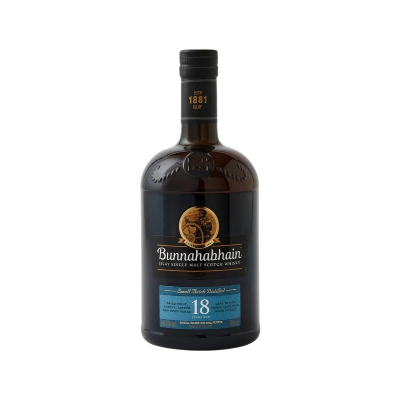 Bunnahabhain 18YO Single Malt Scotch Whisky 700ml (ABV 46%)