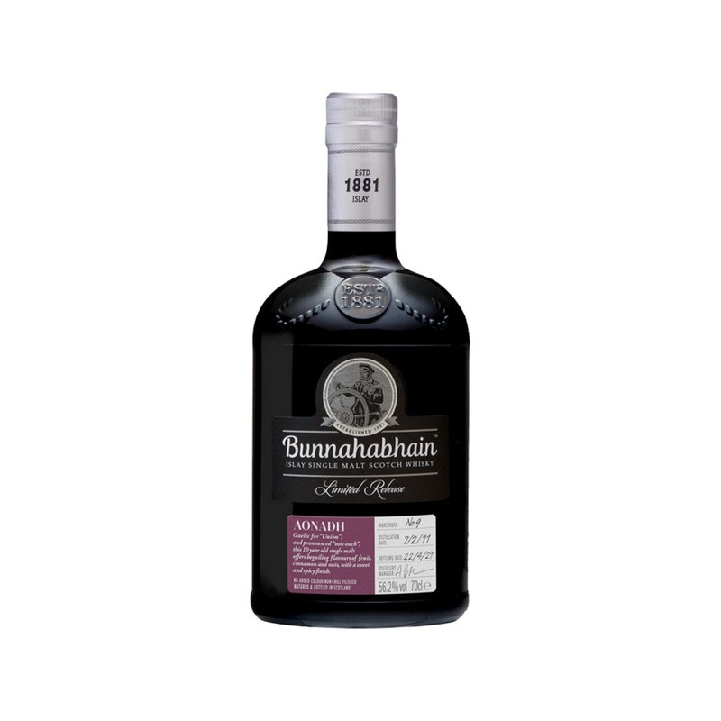 Bunnahabhain 2011 Aonadh 10YO Single Malt Scotch Whisky 700ml (ABV 56%)