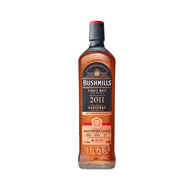 Bushmills Causeway 2011 Sauterne Casks Irish Whiskey 700ml (ABV 56%)
