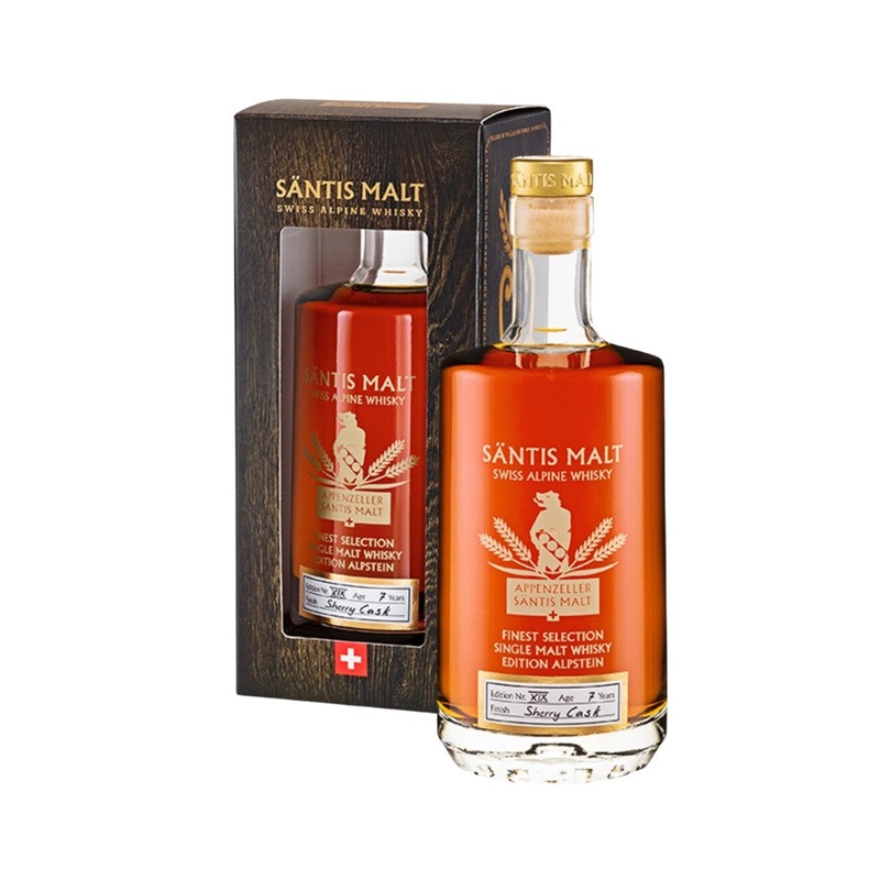 Santis Malt Edition Alpstein Sherry Cask Swiss Alpine Whisky 500ml (ABV 48%)