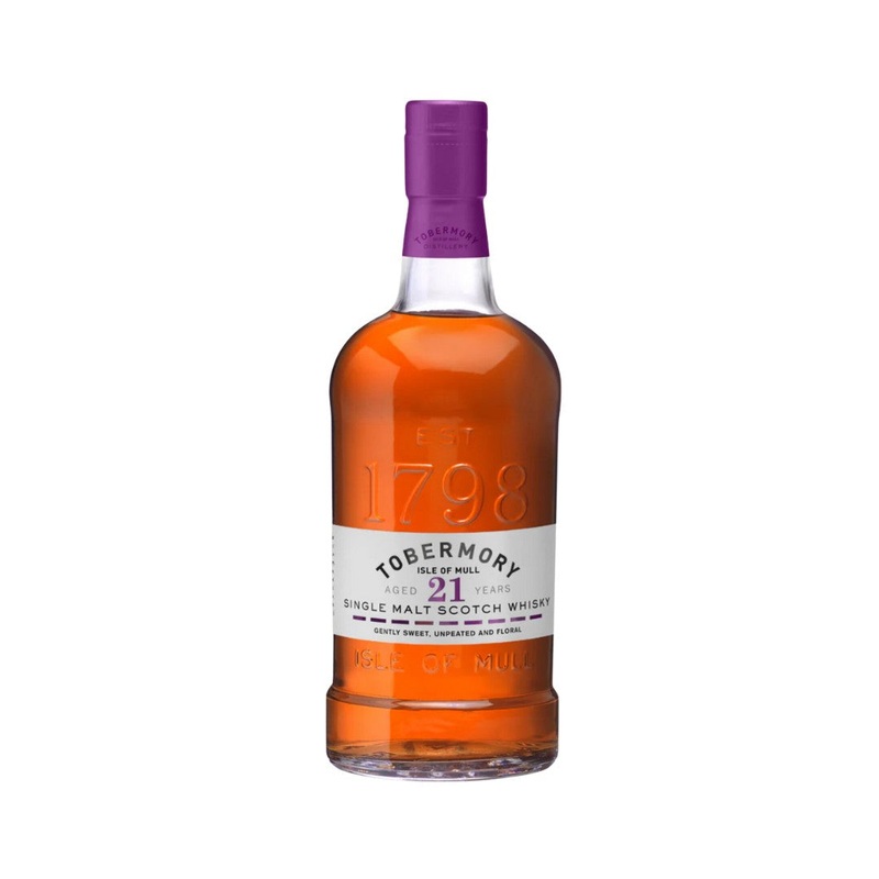 Tobermory 21YO Single Malt Scotch Whisky 700ml (ABV 46%)