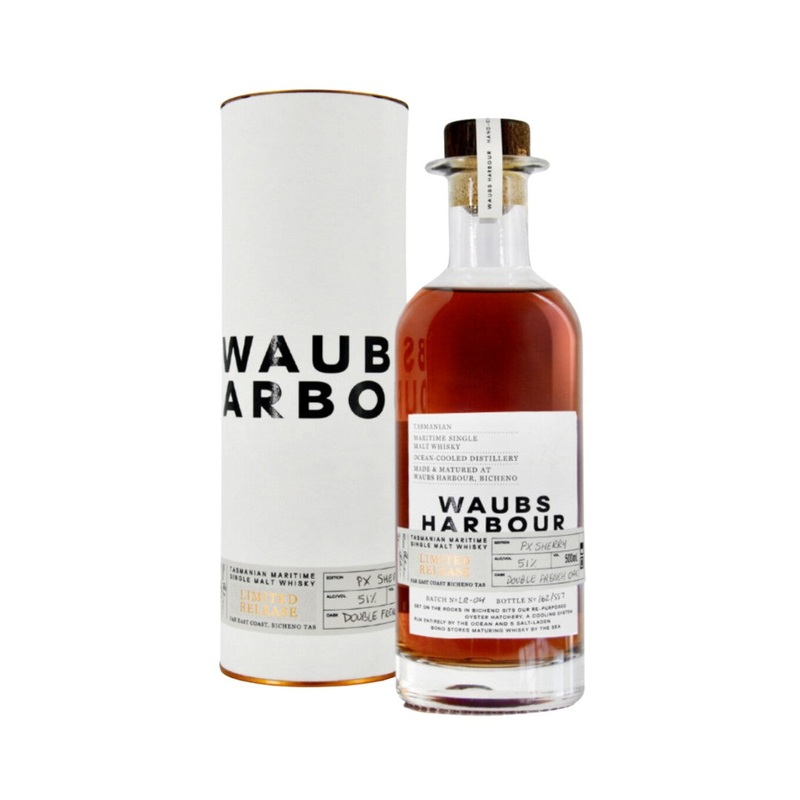 Waubs Harbour PX Sherry Single Malt Whisky 500ml (ABV 51%)