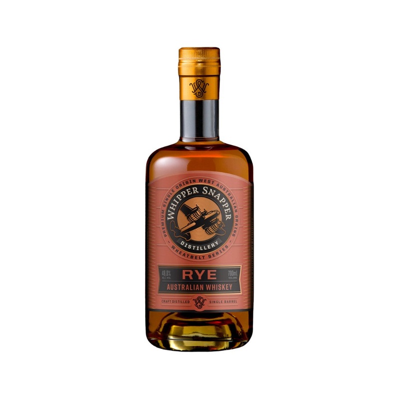 Whipper Snapper Australian Rye Whiskey 700ml (ABV 48%)