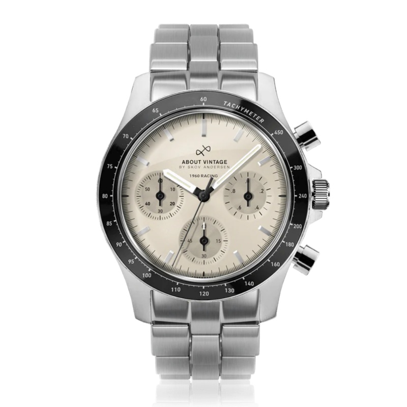 1960 Racing Chronograph Steel / Off White