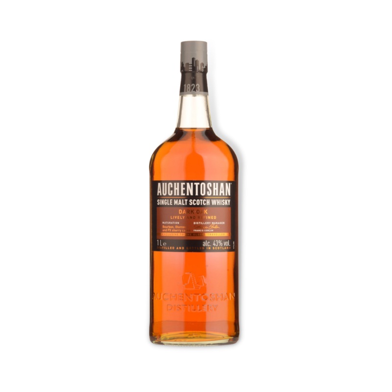 Auchentoshan Dark Oak Single Malt Scotch Whisky 1ltr (ABV 43%)