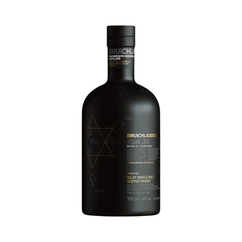 Bruichladdich Black Art Edition 10 Islay Single Malt Scotch Whisky 700ml (ABV 45%)