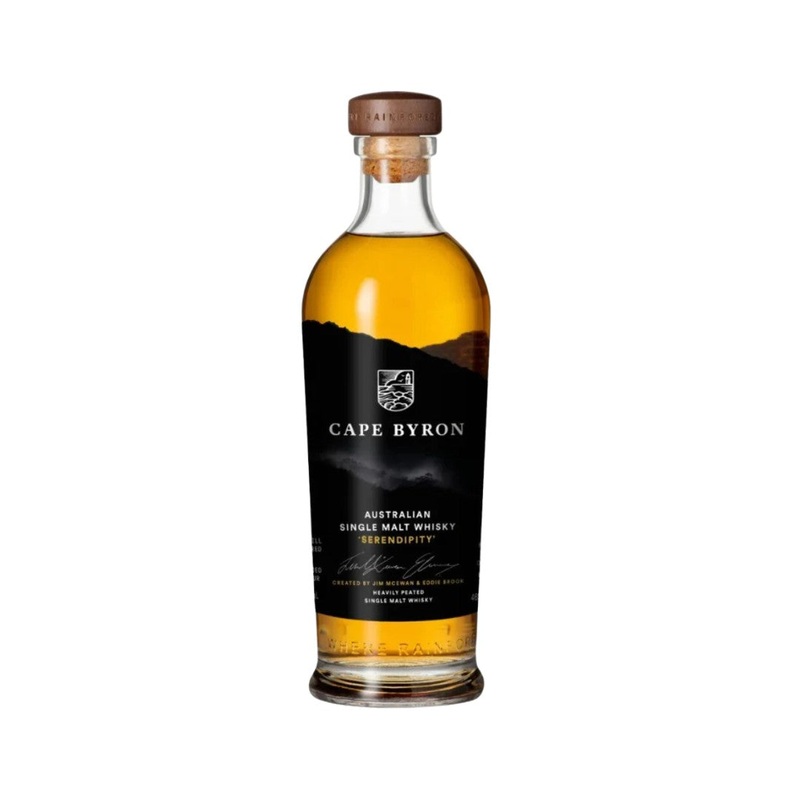 Cape Byron Serendipity Peated Single Malt Whisky 700ml (ABV 46%)