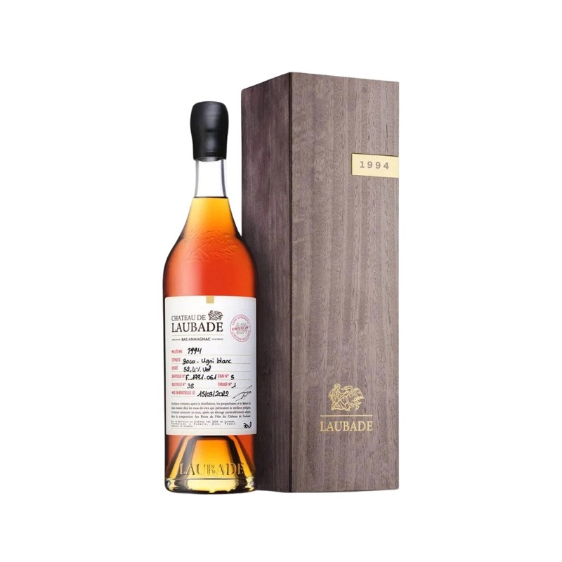 Chateau de Laubade Vintage 1994 Cask Strength Bas Armagnac 700ml (ABV 51%)