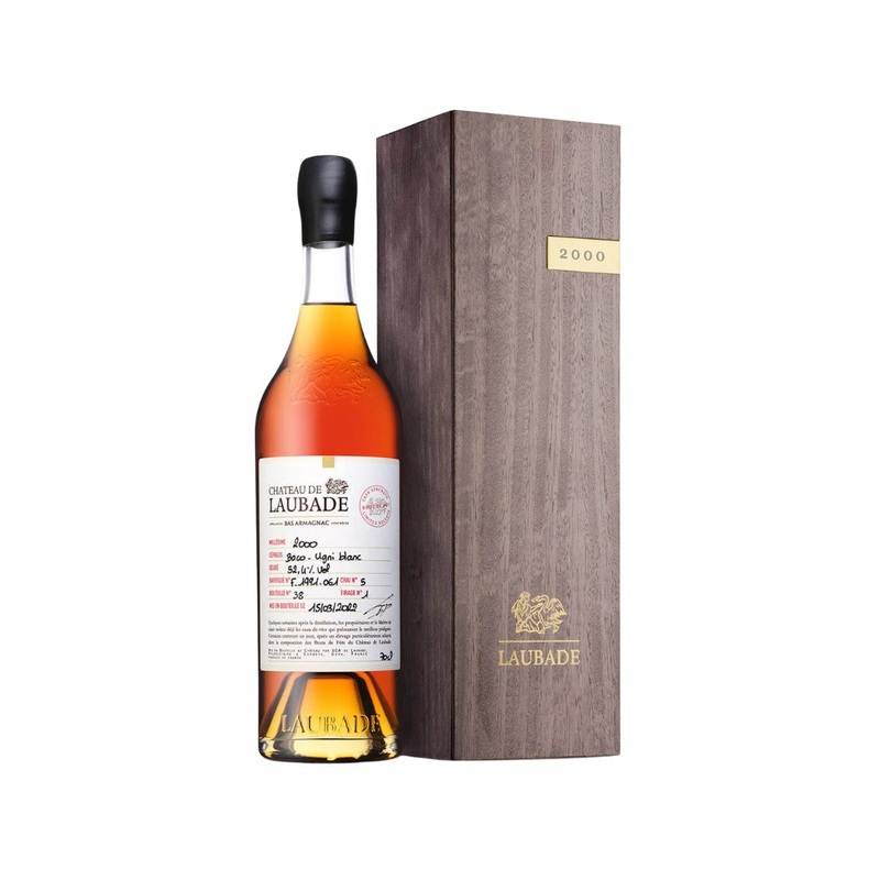 Chateau de Laubade Vintage 2000 Cask Strength Bas Armagnac 700ml (ABV 52%)