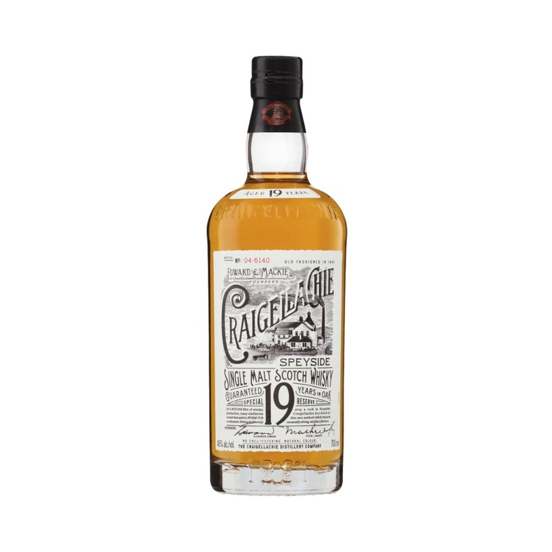 Craigellachie 19YO Speyside Single Malt Scotch Whisky 700ml (ABV 46%)