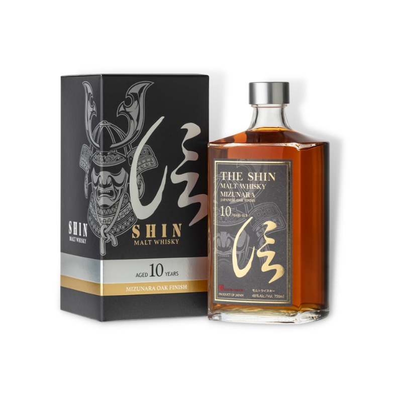 The Shin 10 Year Old Mizunara Oak Japanese Whisky 700ml (ABV 48%)