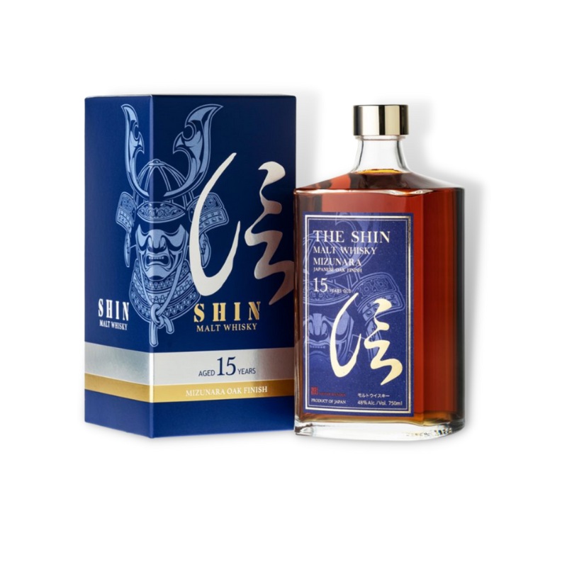 The Shin 15 Year Old Mizunara Oak Japanese Whisky 700ml (ABV 48%)