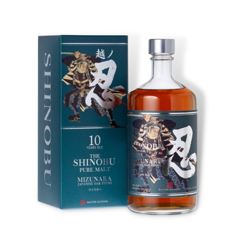 The Shinobu 10YO Mizunara Japanese Whisky 700ml (ABV 43%)