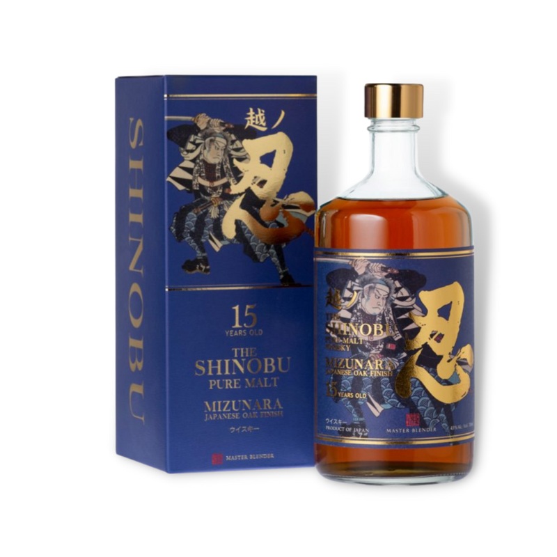 The Shinobu 15YO Mizunara Oak Japanese Whisky 700ml (ABV 43%)