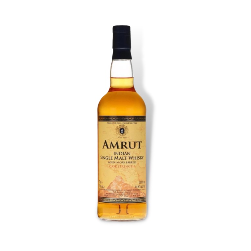 Amrut Indian Cask Strength Single Malt Whisky 700ml (ABV 61.8%)