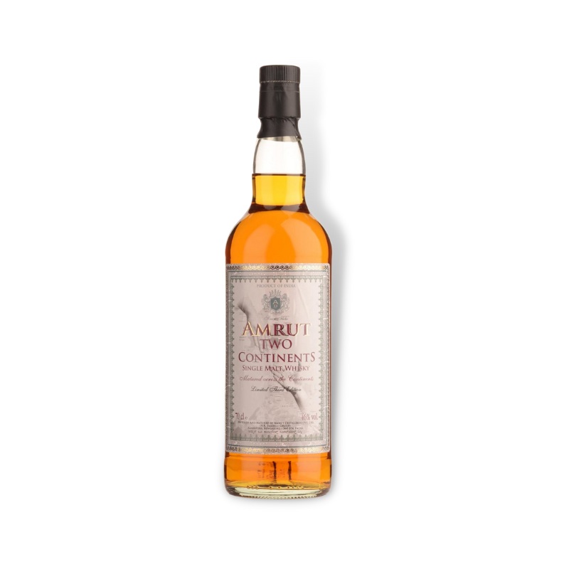 Amrut Two Continents Single Malt Whisky 700ml (ABV 46%)