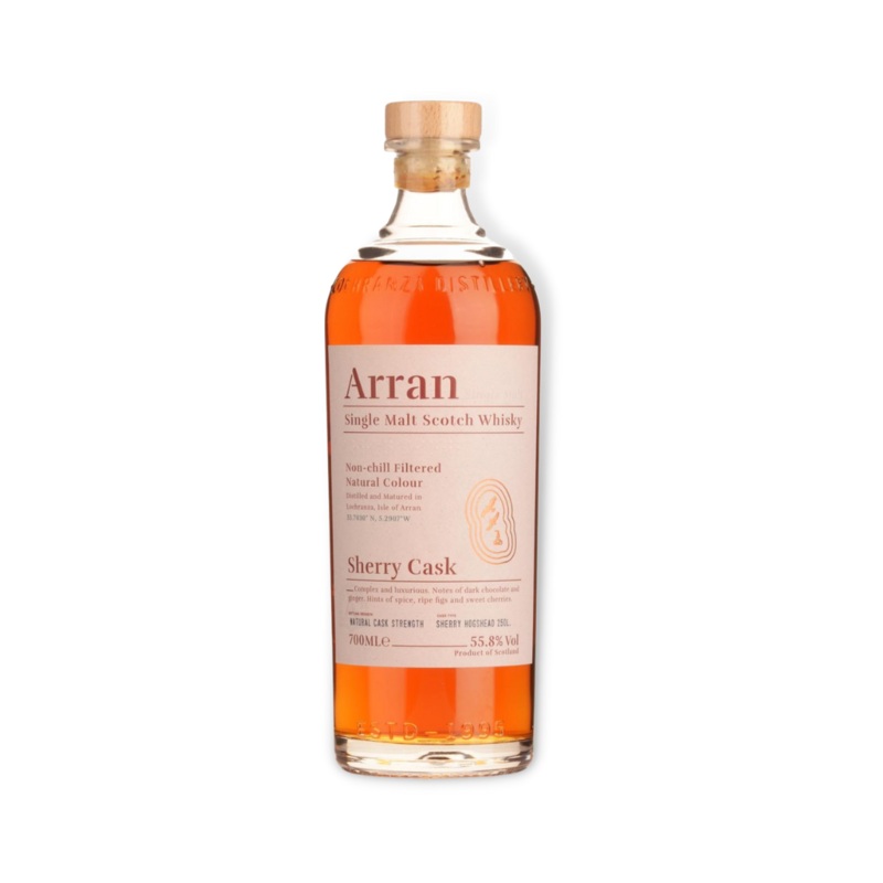 Arran Sherry Cask Single Malt Scotch Whisky 700ml (ABV 55.8%)