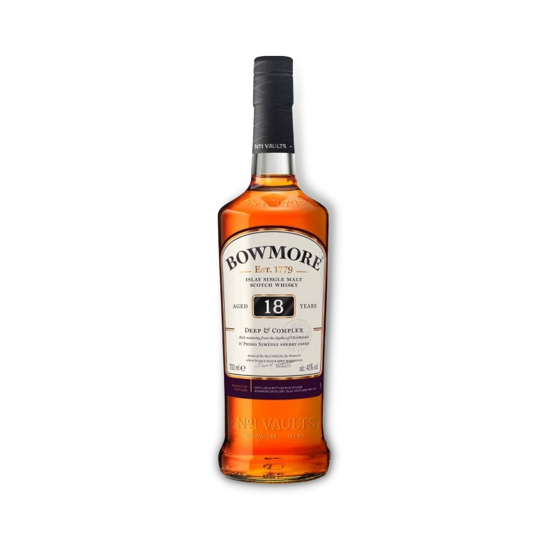 Bowmore 18 Year Old Islay Single Malt Scotch Whisky 700ml (ABV 43%)