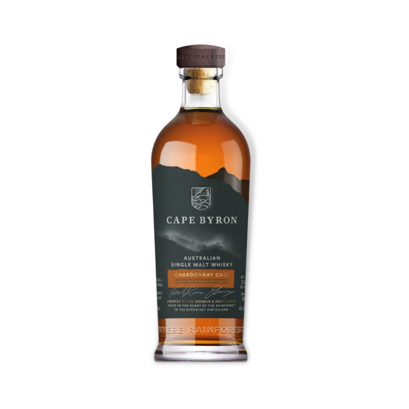Cape Byron Chardonnay Cask Australian Single Malt Whisky 700ml (ABV 48%)