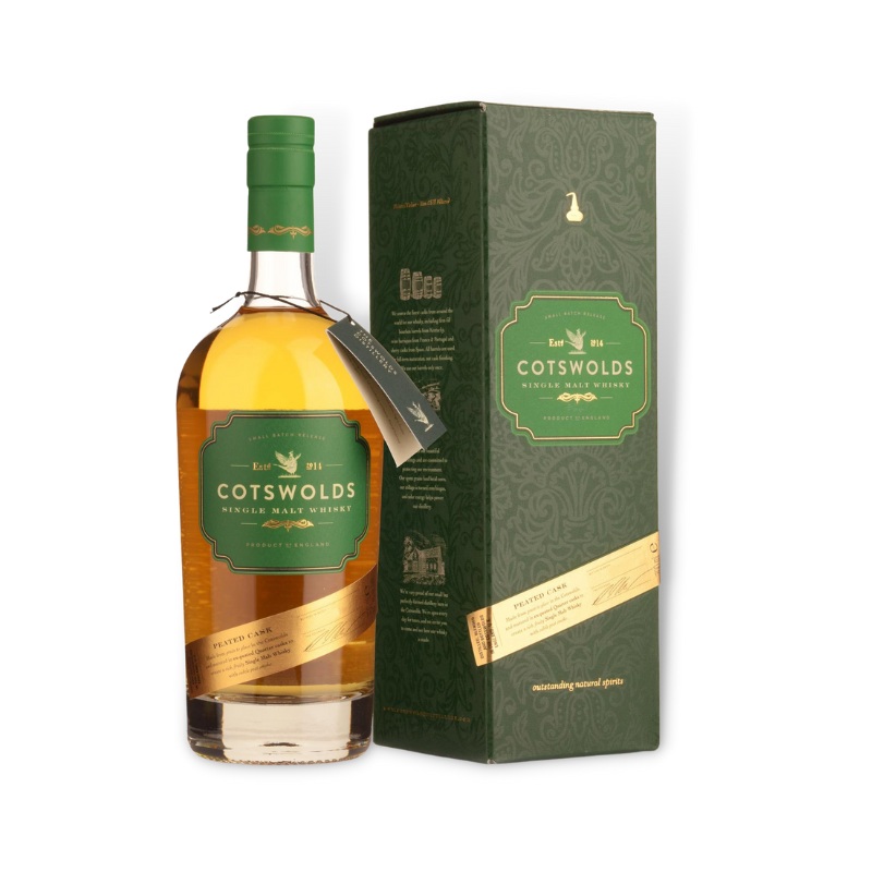 Cotswold Peated Cask Strength Single Malt Whisky 700ml (ABV 60.2%)