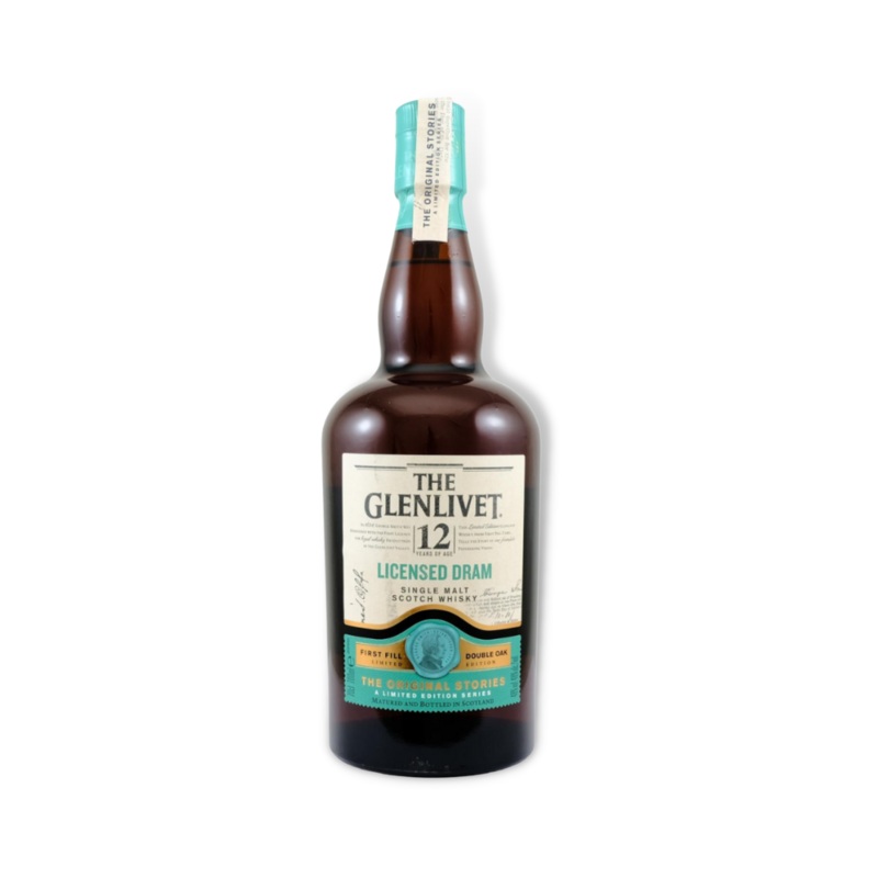 The Glenlivet 12YO Licensed Dram Single Malt Scotch Whisky 700ml (ABV48%)
