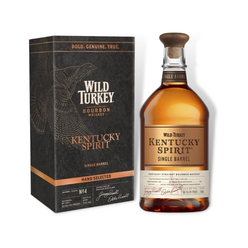 Wild Turkey Kentucky Spirit Single Barrel Straight Bourbon Whiskey 750ml (ABV 50.5%)