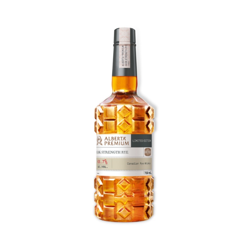 Alberta Premium Cask Strength Canadian Blended Rye Whisky 750ml (ABV 63.7%)