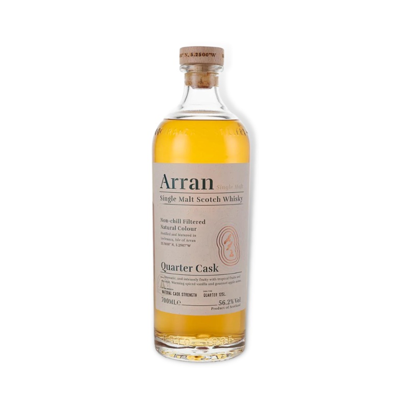 Arran Quarter Cask The Bothy Single Malt Scotch Whisky 700ml (ABV 56%)