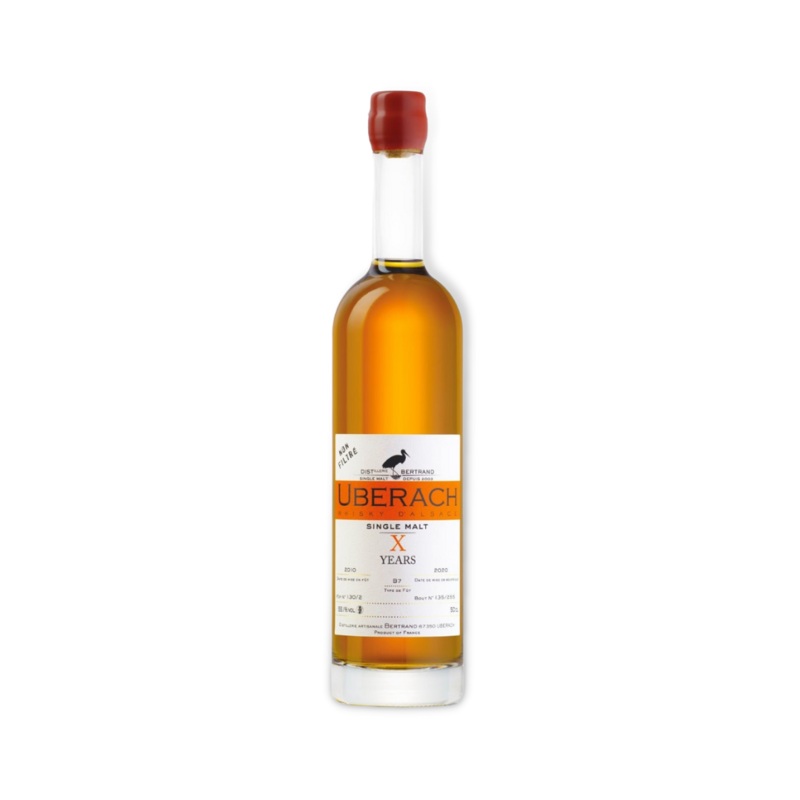 Bertrand Uberach "X" 10 Year Old Single Malt Whisky 500ml (ABV 51.2%)