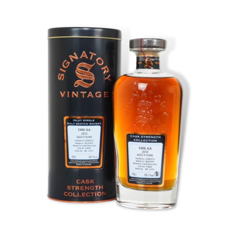 Caol Ila 2010 9YO Cask Strength Single Malt Scotch Whisky 700ml (SV) (ABV59%)