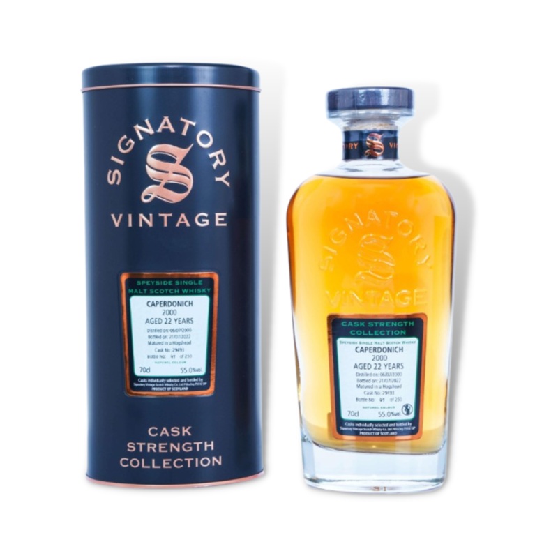 Caperdonich 2000 22YO Cask Strength Single Malt Scotch Whisky 700ml (SV) (ABV55%)