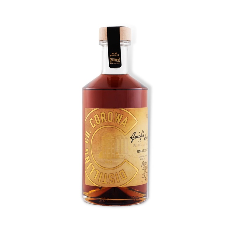 Corowa Quick's Courage Australian Single Malt Whisky 500ml (ABV 46%)