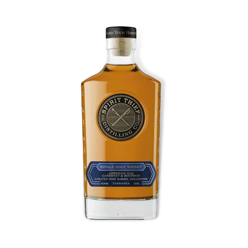 Spirit Thief American Oak Cabernet & Bourbon Cask Tasmanian Single Malt Whisky 500ml (ABV 48.3%)
