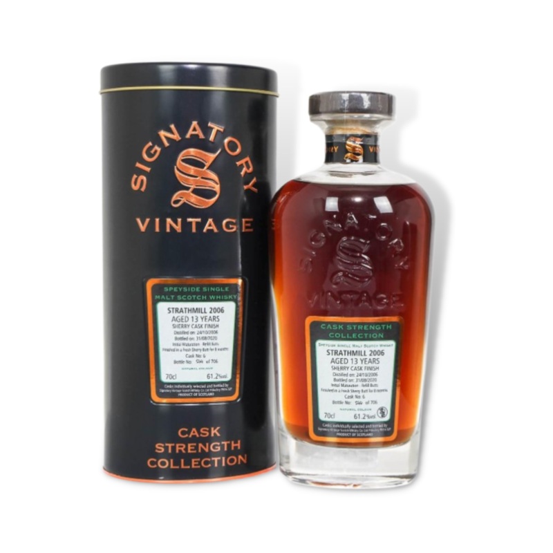 Strathmill 2006 13YO Cask Strength Single Malt Scotch Whisky 700ml (SV) (ABV 61%)