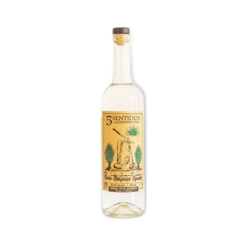 5 Sentidos 2007 Glass Aged Cuxie Madrecuixe Espadin 750ml (ABV 50%)