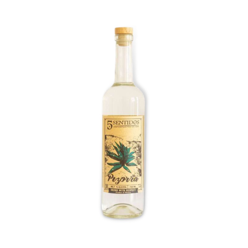 5 Sentidos Glass Aged Pizorra de Puebla 750ml (ABV 46.7%)
