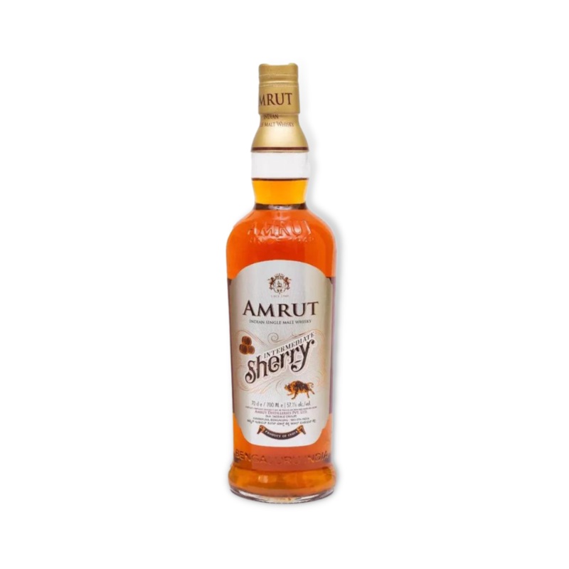 Amrut Intermediate Sherry Indian Single Malt Whisky 700ml (ABV 57.1%)