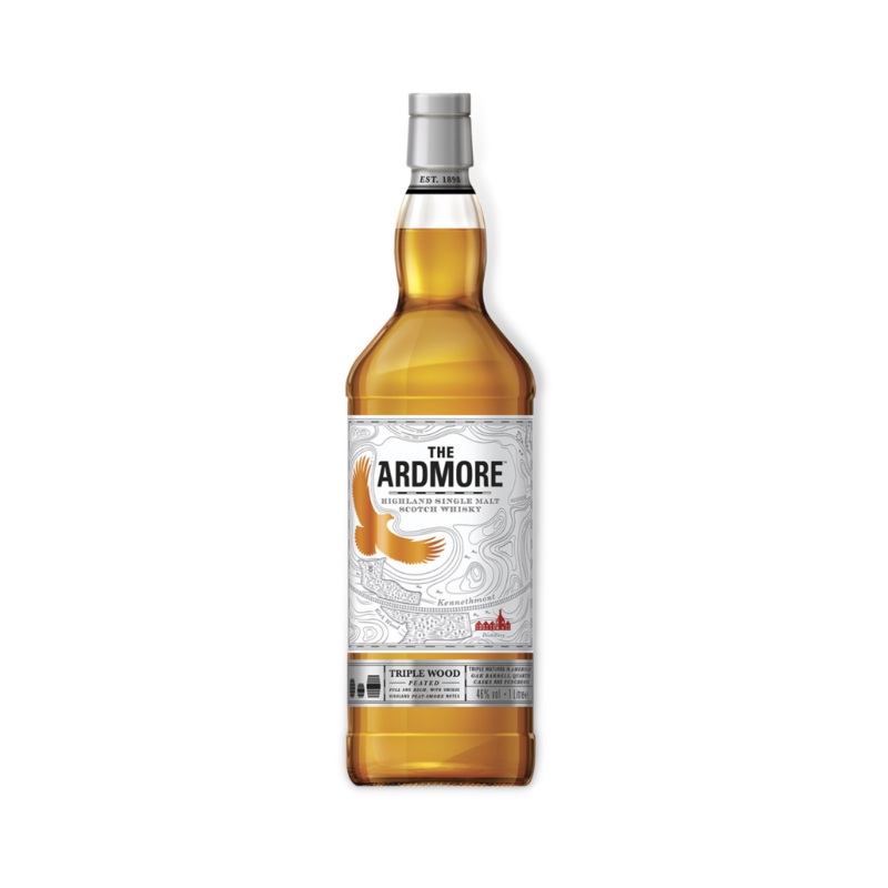 Ardmore Triple Wood Peated Single Malt Scotch Whisky 1Lt (ABV 46%)