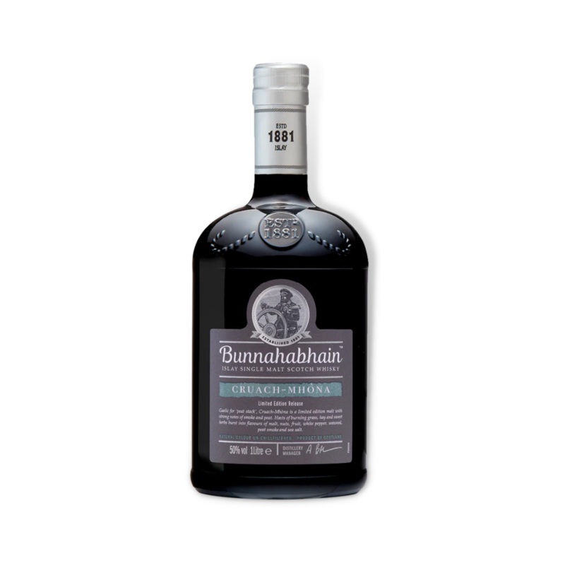 Bunnahabhain Cruach Mhona Single Malt Scotch Whisky 1ltr (ABV 50%)