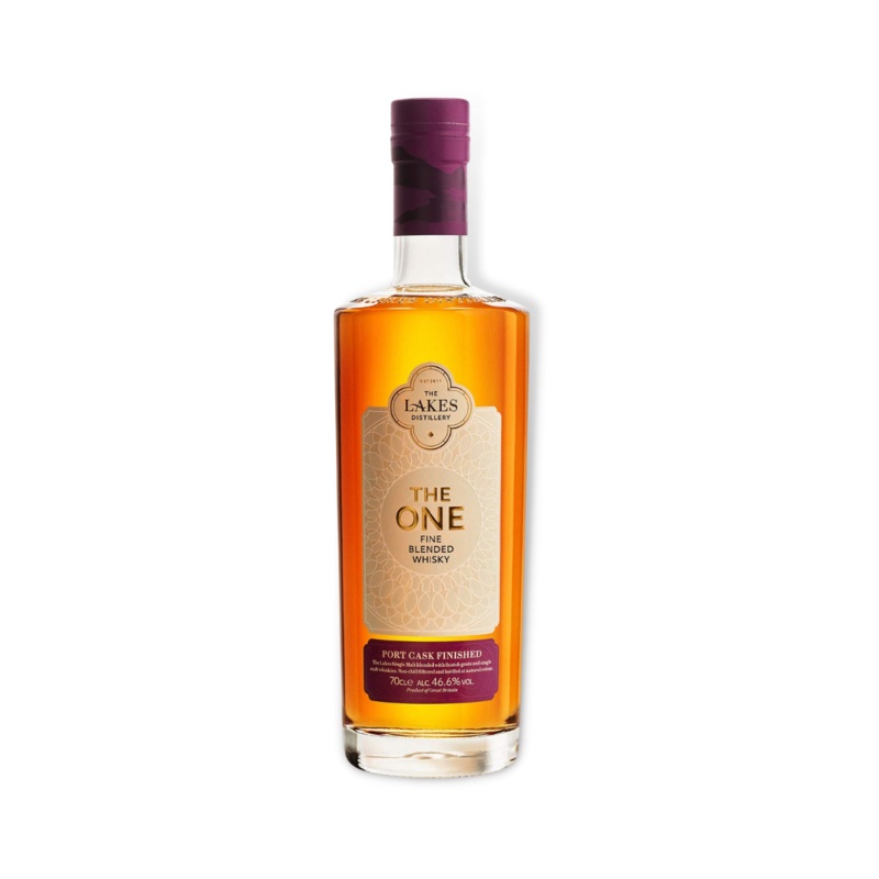 The Lakes The One Port Cask Finish Fine Blended Whisky 700ml (ABV 46.6%)