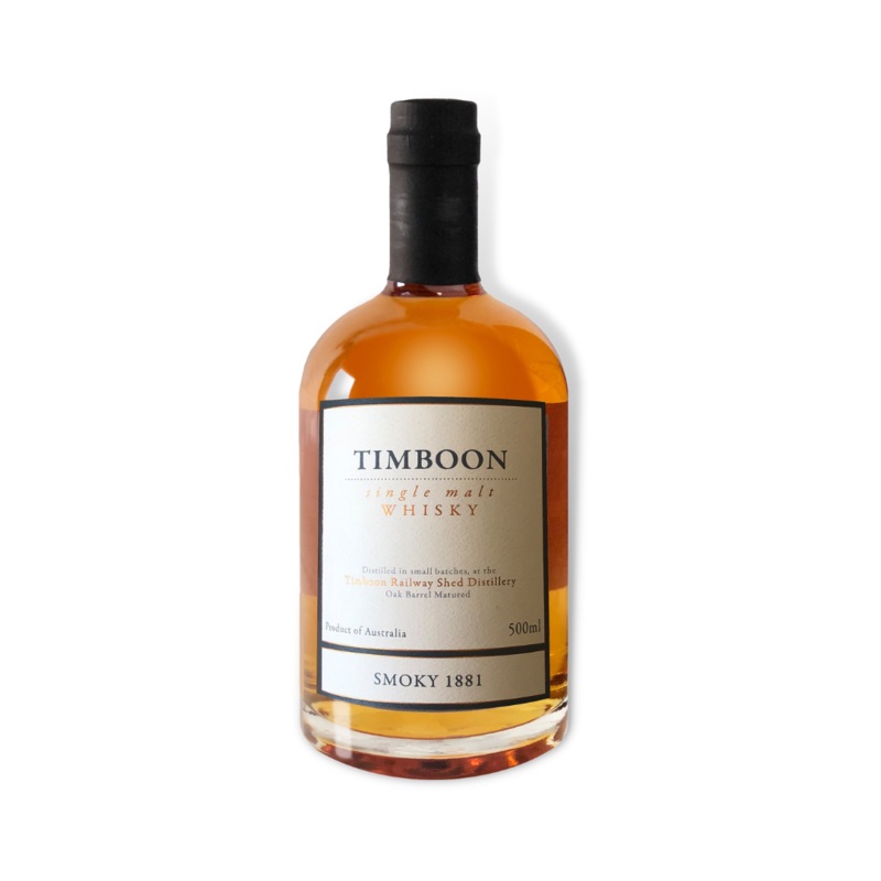 Timboon Smoky 1881 Australian Single Malt Whisky 500ml (ABV 47%)