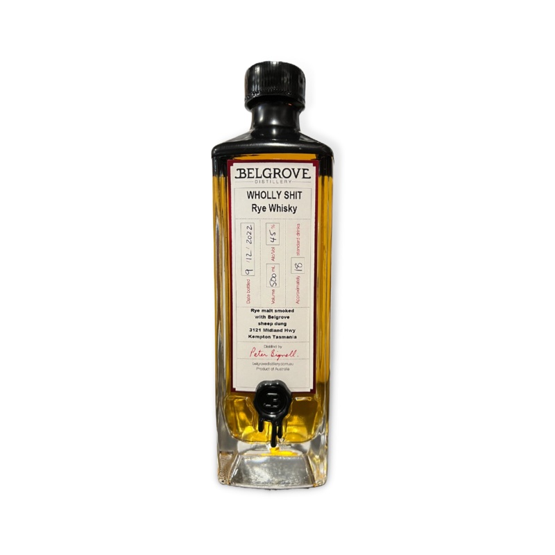 Belgrove Wholly Shit Rye Whisky 500ml (ABV 45%)