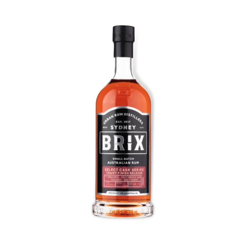 Brix Select Cask Series Tawny Finish Australian Rum 700ml (ABV 48.1%)