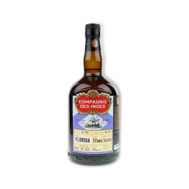 Compagnie des Indes Florida 17 Year Rum 700ml (ABV 44%)