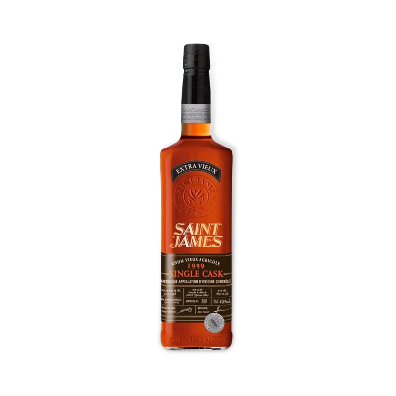 Saint James 1999 Single Cask Rhum Agricole 700ml (ABV 42.9%)